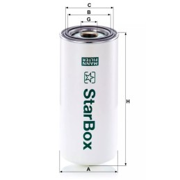 LB 13145/20 MANN filtras SP kompresoriams, alyvos separatorius