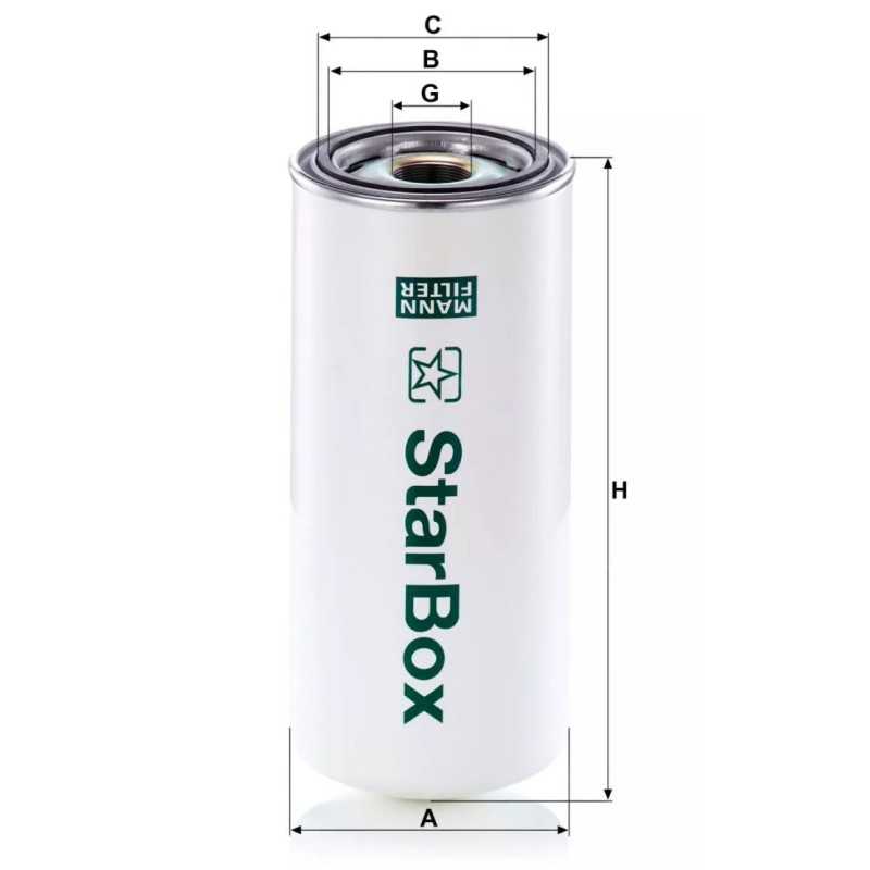 LB 13145/20 MANN filtras SP kompresoriams, alyvos separatorius