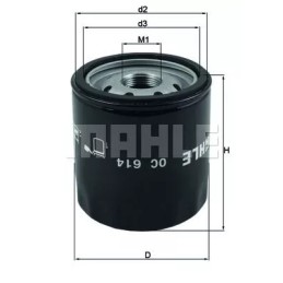 OC 614 Knecht alyvos filtras