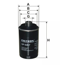 OP 526/7 FILTRON alyvos filtras