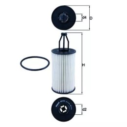 OX814D KNECHT alyvos filtras