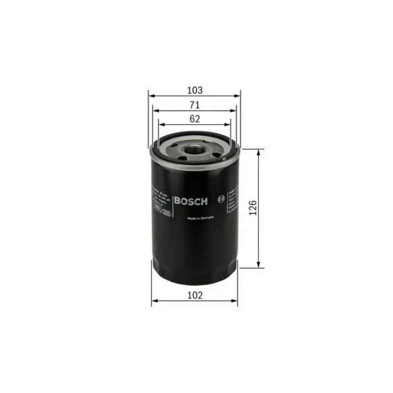 0986452042 BOSCH alyvos filtras