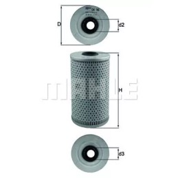 OX 96 D Knecht alyvos filtras