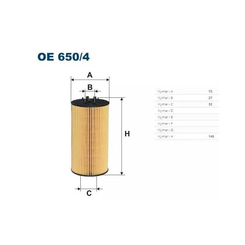 OE 650/4 FILTRON alyvos filtras