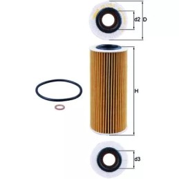 OX177/3D KNECHT alyvos filtras