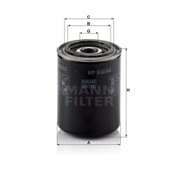WP 928/82 MANN-FILTER alyvos filtras FORD NISSAN 2.0