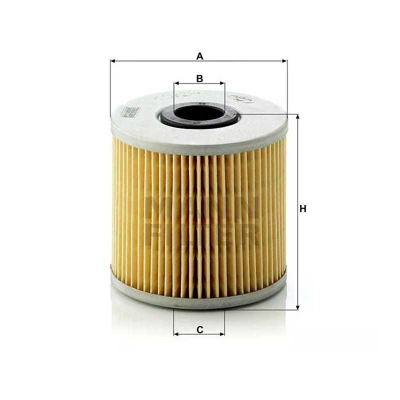 H 1032/1X MANN-FILTER alyvos filtras AUDI A8 3.7