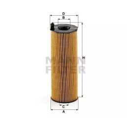 HU 8001X MANN-FILTER alyvos filtras