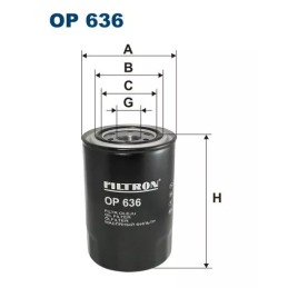 OP 636 FILTRON alyvos filtras