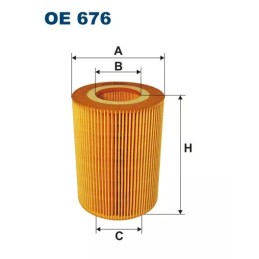 OE 676 FILTRON alyvos filtras