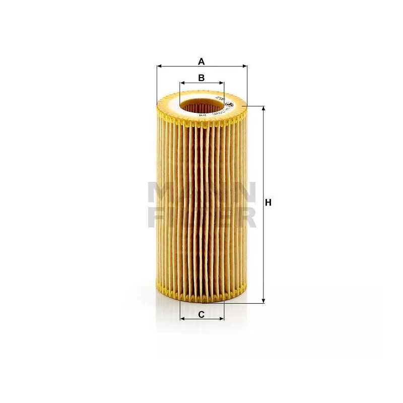 HU 719/6X MANN-FILTER alyvos filtras SKODA AUDI SEAT VW 2.0FSI 5/03