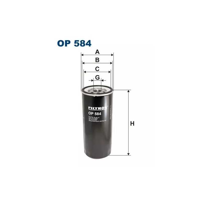 OP 584 FILTRON alyvos filtras