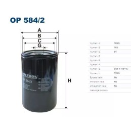 OP 584/2 FILTRON alyvos filtras