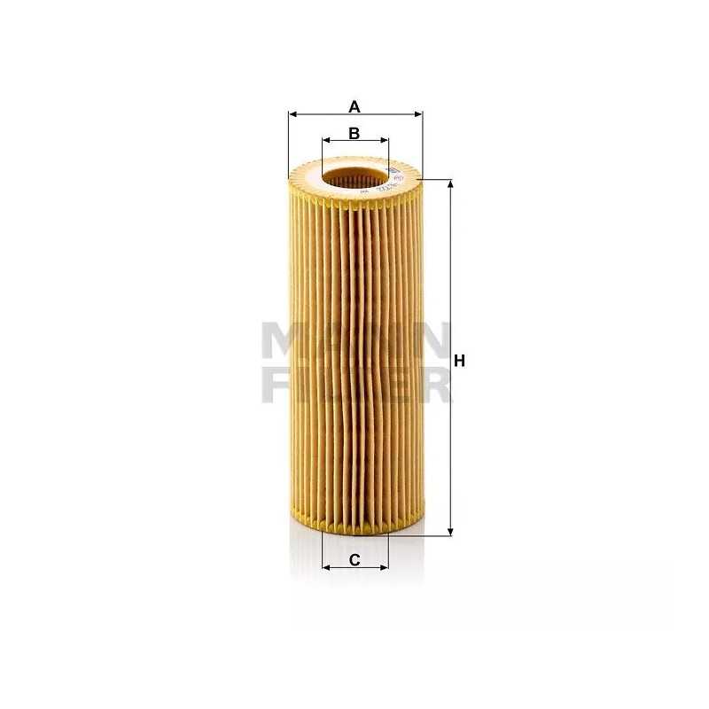 HU 722X MANN-FILTER alyvos filtras BMW 320D (E46) 8/01-