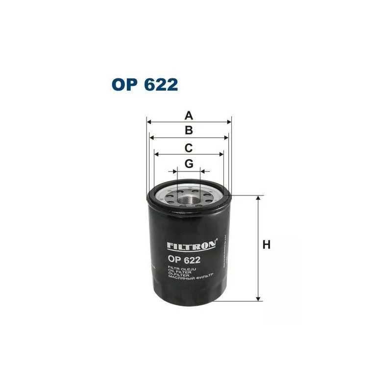 OP 622 FILTRON alyvos filtras