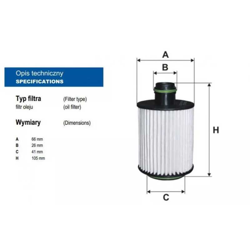 OE 682/1 FILTRON alyvos filtras