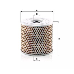 H 1360/1 MANN alyvos filtras