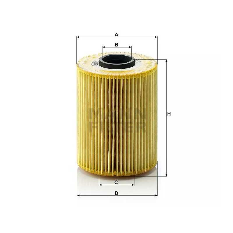 HU 926/4X MANN-FILTER alyvos filtras