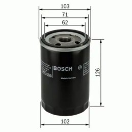 0986452066 BOSCH alyvos filtras