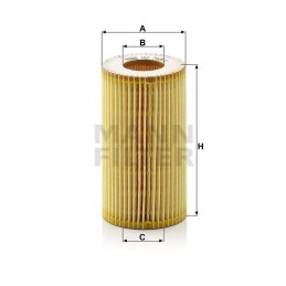 HU 718/1Y MANN-FILTER alyvos filtras