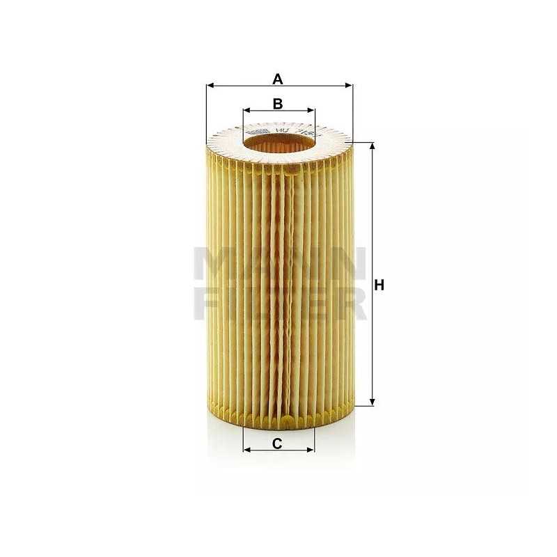 HU 718/1Y MANN-FILTER alyvos filtras