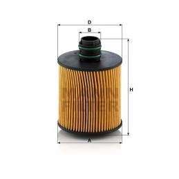 HU 8006Z MANN alyvos filtras