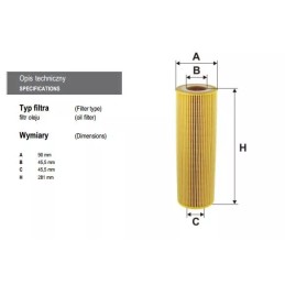 OE 678/1 FILTRON alyvos filtras