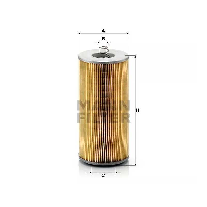 H 12110/2X MANN-FILTER alyvos filtras DB FORD
