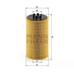 HU 13125X MANN-FILTER alyvos filtras MAN