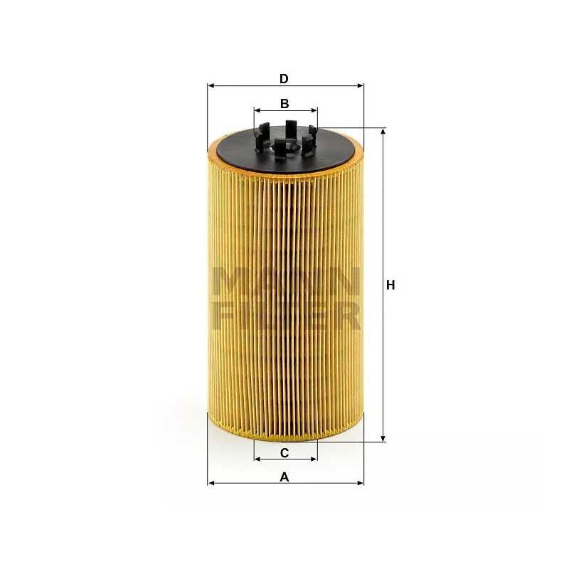 HU 13125X MANN-FILTER alyvos filtras MAN