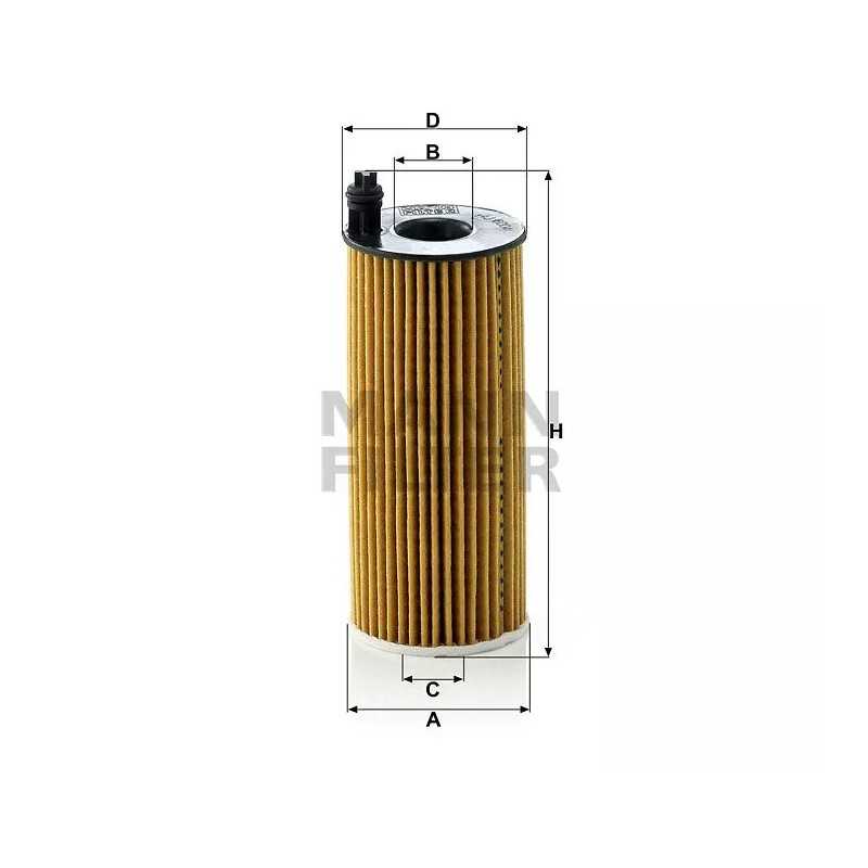 HU 6004X MANN-FILTER BMW alyvos filtras