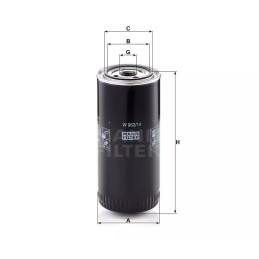 W 962/14 MANN-FILTER alyvos filtras automatinei pavarų dėžei