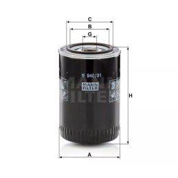 W940/91 MANN alyvos filtras