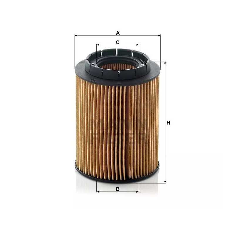 HU 932/6X MANN-FILTER alyvos filtras
