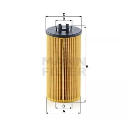 HU 835/1Z MANN-FILTER alyvos filtras VAG