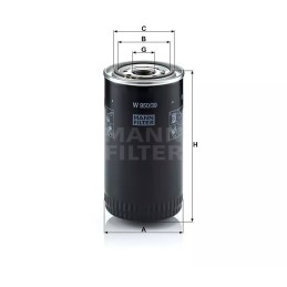 W 950/39 MANN-FILTER alyvos filtras