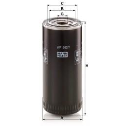 WP 962/3X MANN-FILTER alyvos filtras