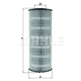 OX 168 D Eco Knecht alyvos filtras