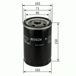 0986452063 BOSCH alyvos filtras