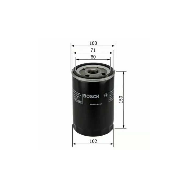 0986452063 BOSCH alyvos filtras
