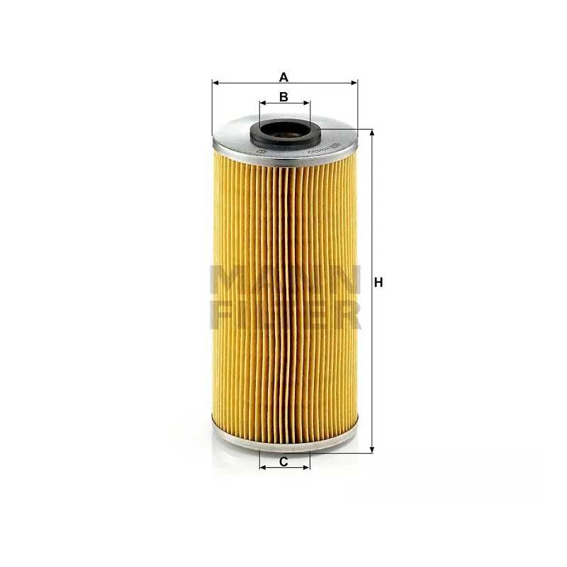 H 943/2T MANN-FILTER alyvos filtras IVECO