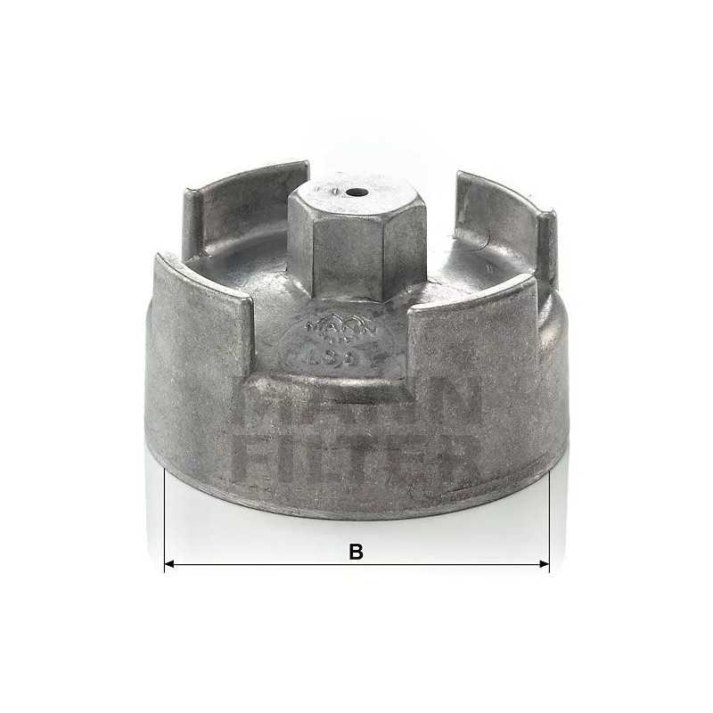 LS 8 MANN-FILTER alyvos filtro raktas