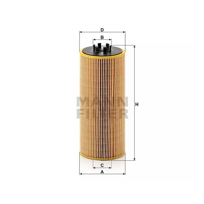 HU 12110X MANN-FILTER alyvos filtras MERCEDES AXOR
