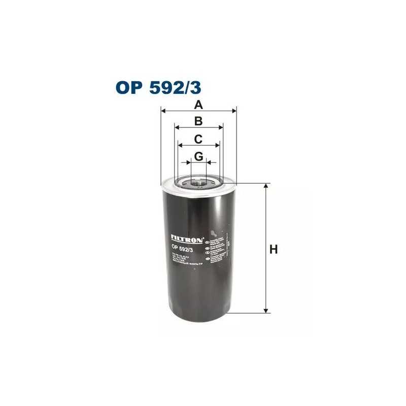 OP 592/3 FILTRON alyvos filtras