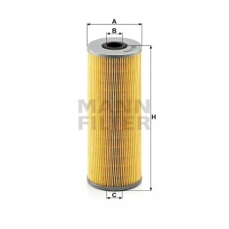 H 973X MANN-FILTER alyvos filtras BMW 5 E34