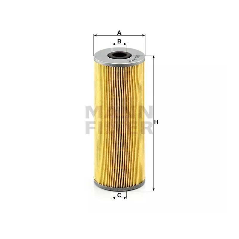 H 973X MANN-FILTER alyvos filtras BMW 5 E34