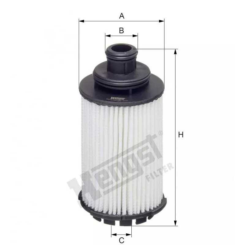 E238HD332 HENGST alyvos filtras