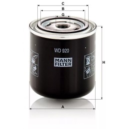 WD 920 MANN-FILTER alyvos filtras