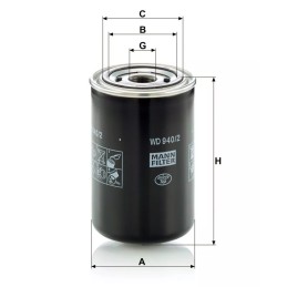 WD 940/2 MANN-FILTER alyvos filtras LANCIA, FIAT