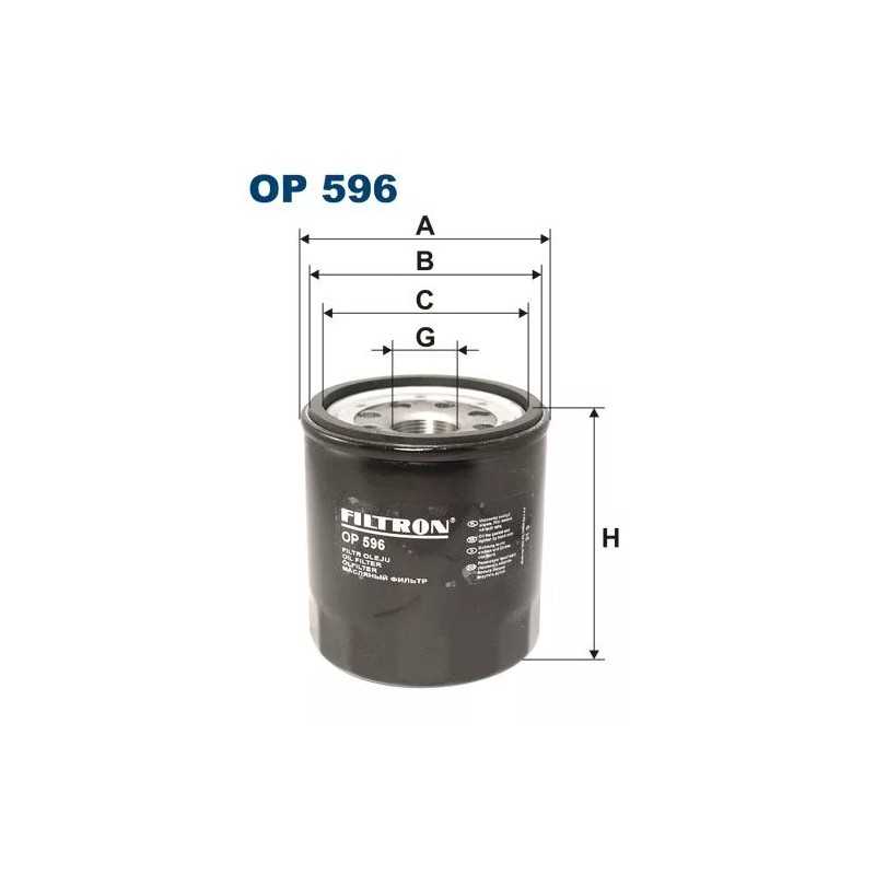 OP 596 FILTRON alyvos filtras